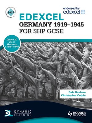 cover image of Edexcel Germany 1919-1945 for SHP GCSE